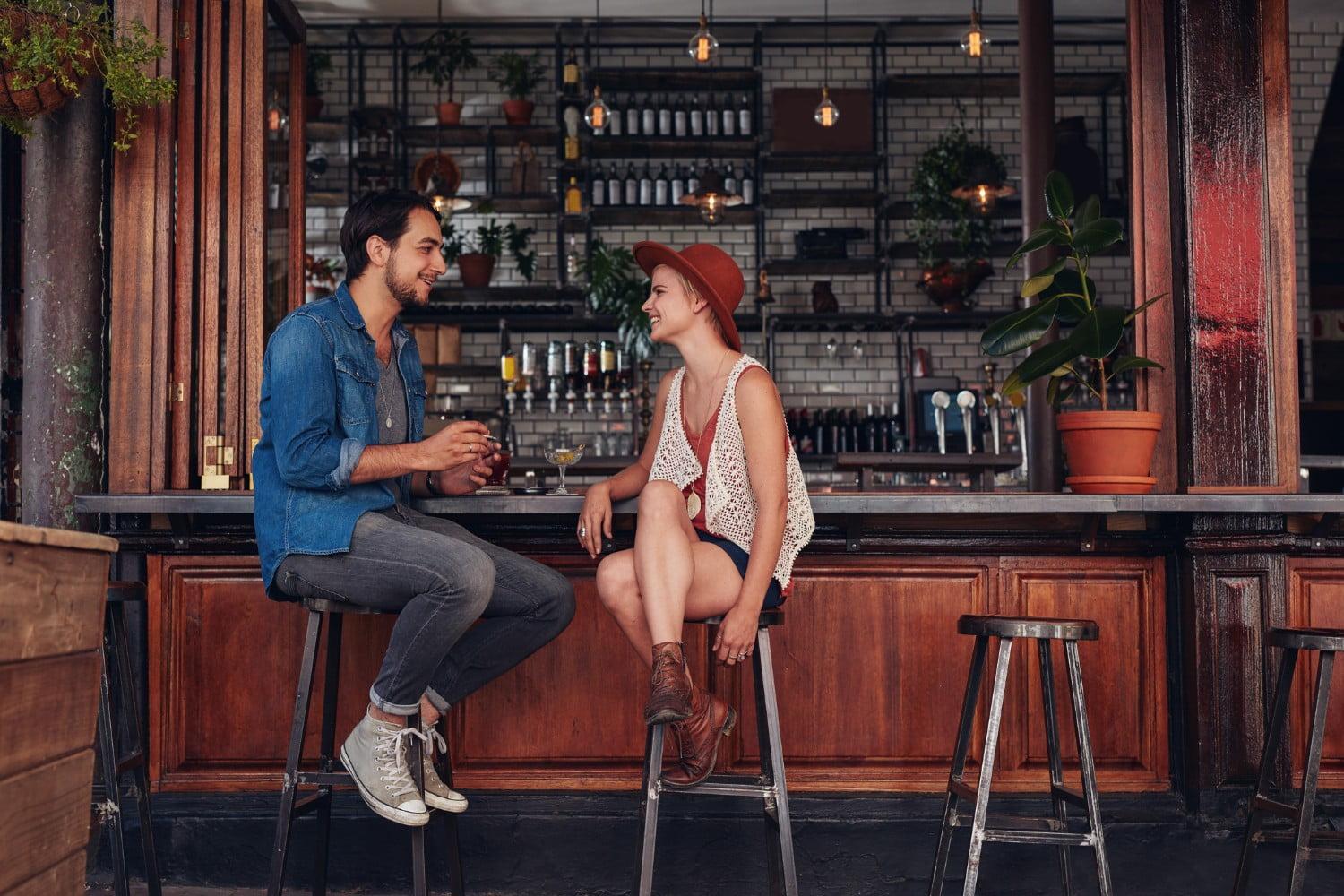 Couple at Bar