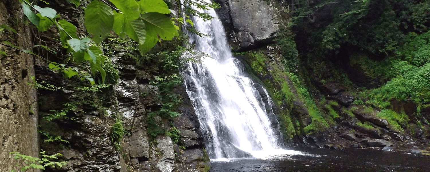 Poconos waterfall